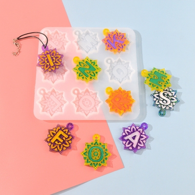 Crystal Drop Adhesive Epoxy Coaster Round Coaster Box Storage Box Silicone Mold Homemade Cup Mat Resin Mold